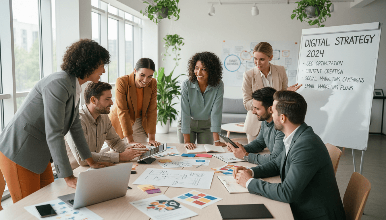 Oceanmark & Co. team collaboration session